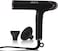 Clara Ionic Shine-Boost Power Blow Dryer, 2000W Fast-Drying Hair Dryer with Ionic Engine, Anti-Flyaway Technology &amp; Shine Booster - 3 Heat &amp; Power Settings, Auto-Cleaning &amp; Travel Case, Black