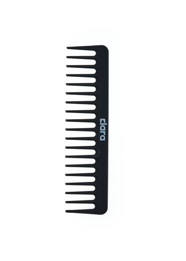 Clara wide-tooth comb brush &ndash; curl defining &amp; volume styling comb &ndash; anti-frizz detangling for wavy &amp; curly hair