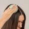 Clara scalp massager brush &ndash; silicone hair scalp scrubber for exfoliation, shampoo distribution &amp; hair growth support