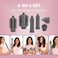 Clara Multi Styler For All Hair Types, 6-In-1 Styling Tool With Auto-Wrap Curlers, Blow Dryer, Round &amp; Oval Brush - 1500W Ionic Hair Styler For Frizz-Free Waves &amp; Salon Blowouts (Diamond Silver)