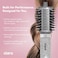 Clara Multi Styler For All Hair Types, 6-In-1 Styling Tool With Auto-Wrap Curlers, Blow Dryer, Round &amp; Oval Brush - 1500W Ionic Hair Styler For Frizz-Free Waves &amp; Salon Blowouts (Diamond Silver)
