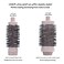 Clara Multi Styler Add-On Attachment - Ceramic Round Brush Set (Silver) &ndash; Blow Dry Styling Brushes for Volume &amp; Smooth Finish