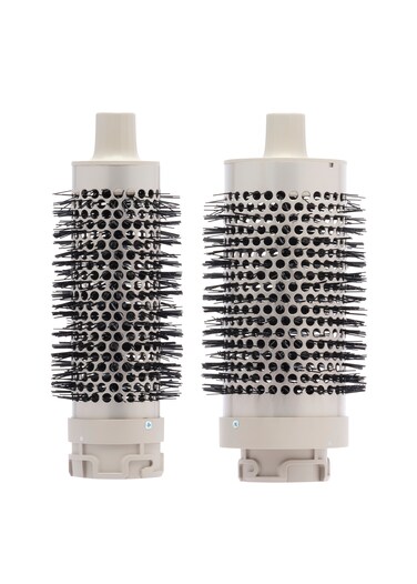 Clara Multi Styler Add-On Attachment - Ceramic Round Brush Set (Silver) &ndash; Blow Dry Styling Brushes for Volume &amp; Smooth Finish