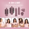 Clara Multi Styler For All Hair Types, 6-In-1 Styling Tool With Auto-Wrap Curlers, Blow Dryer, Round &amp; Oval Brush - 1500W Ionic Hair Styler For Frizz-Free Waves &amp; Salon Blowouts (Pink)