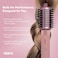 Clara Multi Styler For All Hair Types, 6-In-1 Styling Tool With Auto-Wrap Curlers, Blow Dryer, Round &amp; Oval Brush - 1500W Ionic Hair Styler For Frizz-Free Waves &amp; Salon Blowouts (Pink)