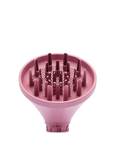 Clara Multi Styler Hair Diffuser Attachment &ndash; Anti-Frizz Curl Diffuser for Volume, Natural Waves &amp; Fast Drying (Pink)