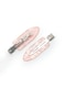 Clara Hair Clips Set (Pink) &ndash; Strong Hold Styling Clips for All Hair Types &ndash; Non-Slip Durable Design