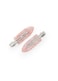 Clara Hair Clips Set (Pink) &ndash; Strong Hold Styling Clips for All Hair Types &ndash; Non-Slip Durable Design