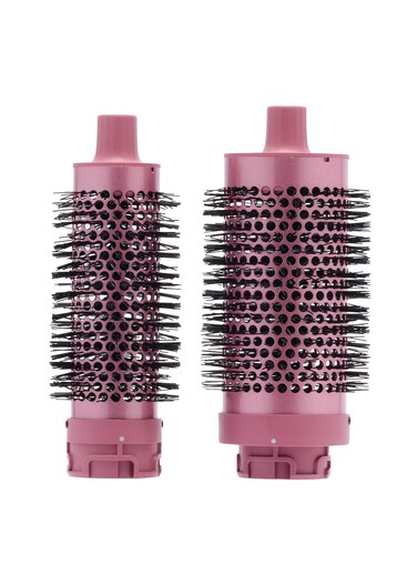 Clara Multi Styler Add-On Attachment - Ceramic Round Brush Set (Pink) &ndash; Blow Dry Styling Brushes for Volume &amp; Smooth Finish