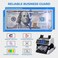 AL-920 Dual CIS Image Multi-Currency Vertical Currency Counter, Specifications:UK Plug