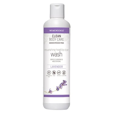 Womensense Clean Body Care Nourishing Head to Toe, Lavender, 355 ML