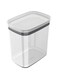 OU Hermetic Rectangular Canister Block, 1.5 Liter Capacity, White