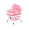 3 in 1 Portable Baby Sleeper Rocking Cradle Bed pink