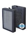 LEVOIT Air Purifier Replacement LV-H128-RF 3-in-1 Pre, H13 True HEPA, Activated Carbon Filter, 3-Stage Filtration System, Black