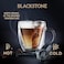BLACKSTONE Double Wall Glass Cups Set of 2 – 300ml Borosilicate Insulated Coffee & Tea Glass Tumblers, Heat Resistant Double Layer Drink Glass, DG517 (AMBER)
