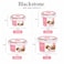 BLACKSTONE Round Plastic Food Storage Container Set, 4 Pieces for Snacks, Meal Prep and Leftovers, 220ml, 450ml, 900ml and 1.2L, BPA-Free