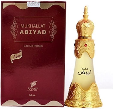 Afnan Mukhallat Abiyadh Unisex Concentrated Perfume Oil, 20 ml
