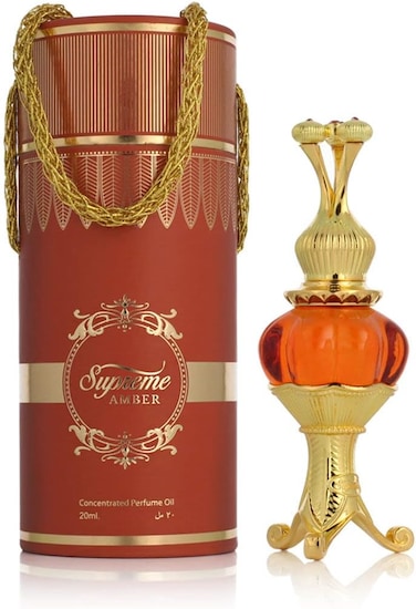Afnan Bait Al Bakhoor Supreme Amber Perfume Oil For Unisex, 20ml