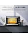 NIKAI Oven, Rotisserie Function And 120 Minutes Timer With Stay On, Multiple Accessories, High-Efficiency Heating, Indicator Light 75 L 2200 W NT75RCZ Black