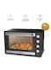 NIKAI Oven, Rotisserie Function And 120 Minutes Timer With Stay On, Multiple Accessories, High-Efficiency Heating, Indicator Light 75 L 2200 W NT75RCZ Black