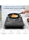 NIKAI Infrared Cooker - Touch Control With 6 Preset Temperature Settings, Sleek Design, Efficient Heating Technology Suitable For All Utensils NIC200A Black