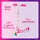 Spartan Princess 2 Wheel Scooter - with LED Light Pink, Sp-7061