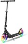 LIT Polaris 2-Wheel Kick Scooter for Teens &amp; Adults, 200mm PU Wheels, Adjustable Handlebar, Foldable Lightweight Frame, Rear Brake, Urban Commuter Scooter for Smooth Rides, LT‑7005