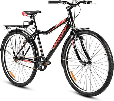 دراجة سبارتان مترو مقاس 24 بوصة، دراجة حضرية خفيفة الوزن وأنيقة، تصميم أحادي السرعة، مثالية للتنقل في المدينة، تصميم مريح، مثالية للمراهقين والبالغين، SP-3238