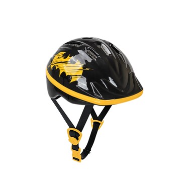 خوذة رياضية قابلة للتعديل من سبارتان دي سي باتمان (متوسط، 50-52 سم، أسود)