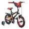 Spartan Mattel Hot Wheels Kids Bicycle Licensed Boys Bike With Training Wheels, Quick Release Adjustable Seat, Pinch Free Brake Levers Rear Caliper Brake, Air Tyres