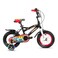 Spartan Mattel Hot Wheels Kids Bicycle Licensed Boys Bike With Training Wheels, Quick Release Adjustable Seat, Pinch Free Brake Levers Rear Caliper Brake, Air Tyres
