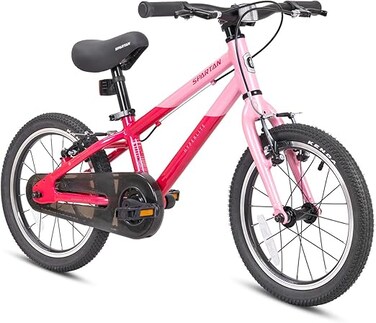 دراجة أطفال سبارتان هايبرلايت مقاس 24 بوصة مصنوعة من سبيكة معدنية، إطار خفيف للغاية من سبيكة 6061 بوزن 11 كجم، نظام نقل حركة شيمانو بسبع سرعات، وتصميم مريح مناسب للأعمار من 9 إلى 12 سنة