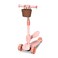 Rizz Little Nomad 3 Wheel Folding Scooter with Seat and Basket for Kids - Lean to Steer Ride on Adjustable Handlebar Foldable Design Wide Deck Rear