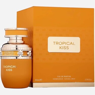 French Avenue Tropical Kiss, Fruity Floral Eau De Parfum - For Women, 100ml - Mango Coconut Vanilla Notes