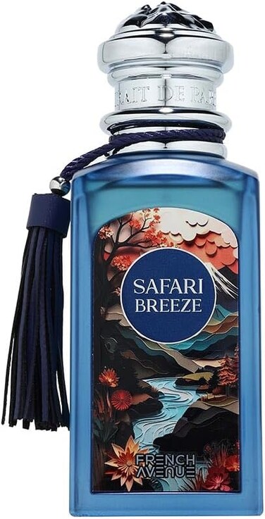 French Avenue Safari Breeze, Floral Fruity Spring &amp; Summer Perfume for Men, Eau De Parfum, 100ml, Coconut, Jasmine &amp; Oakmoss Notes