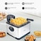 2000w Deep Fryer With 6l Capacity Power, Adjustable Temperature, Non-stick Tank, Overheat Protection, And Stainless Steel Housing.