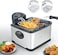 2000w Deep Fryer With 6l Capacity Power, Adjustable Temperature, Non-stick Tank, Overheat Protection, And Stainless Steel Housing.