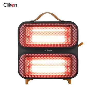 Clikon Red Tube Halogen Heater 700W, Fast Heating, Silent Operation - CK4506