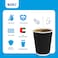 [Set of 50] [12 Oz] Black Disposable Coffee &amp; Tea Cups - Hot Beverage Corrugated Tripple Wall Disposable Paper Cups - Eco-Friendly