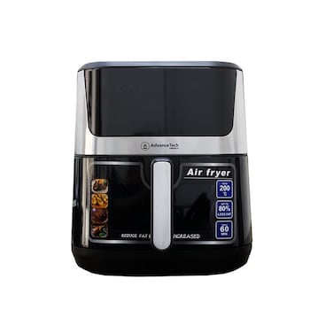 AdvanceTech America 8.2L Air Fryer with Electronic Touch Control, LED Display &amp; 8 Preset Menus &ndash; 1700W, Viewing Window - AT 8.2L 1700W AIR FRYER ATAF817MO8EW