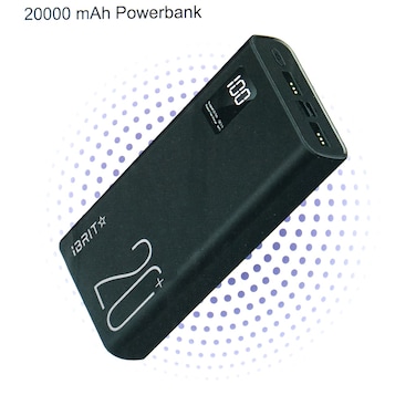 iBRIT S20 PRO 20000mAH Power Bank Dual USB-A Outputs