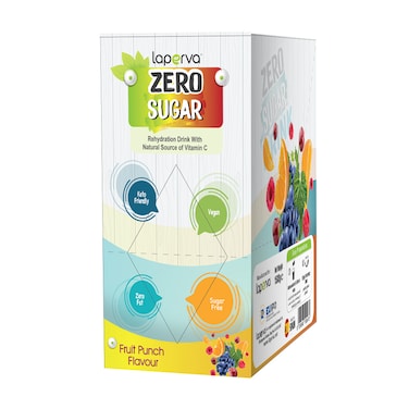 Laperva Zero Sugar Drink, Fruit Punch, 15 Sachets