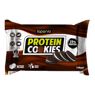 Laperva Protein Chocolate Cookies, Cookies and Cream, 1 Piece