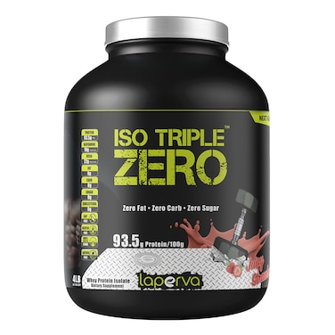Laperva Iso Triple Zero Next Generation Whey Protein, Strawberry, 4 LB