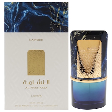Lattafa Al Nashama Caprice Eau de Parfum Spray for Unisex, 3.4 Ounce