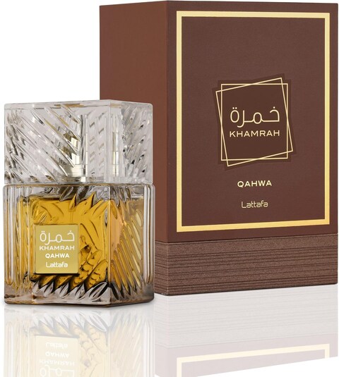 LattafaKhamrah Qahwa Eau De Parfum For Unisex, 3.4 Ounce/100ml