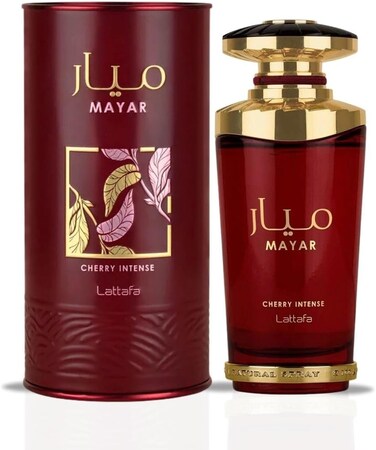 Lattafa Mayar Cherry Intense For Unisex Eau De Parfum Spray, 3.4 Ounce / 100ml