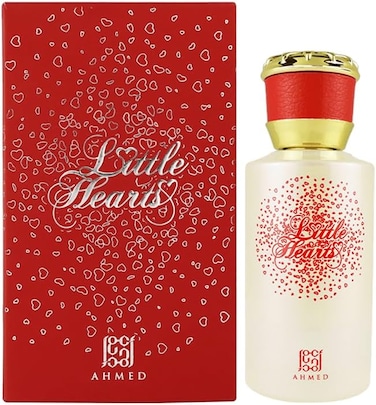 Ahmed Al Maghribi Little Hearts 50ml Eau De Parfum Perfumes, Long Lasting Women Perfume Sweet Lime Orange Mixed Fruits