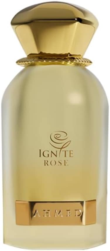 Ahmed Al Maghribi Ignite Rose 60ml EDP Perfumes, Long Lasting Unisex Perfumes Amber Tonka White Musk Oakmoss Vanila