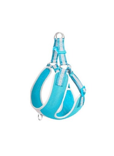 Fida Step - in Dog Harness Reflective - Light Blue - Small
